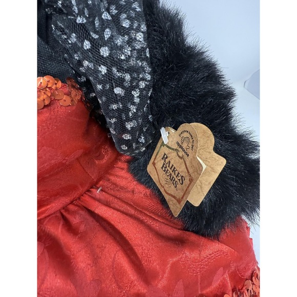 Vtg Robert Raikes Bears Miss Ruby‎ Signed Ltd 1321/1500 Box COA Applause tags - Picture 8 of 14